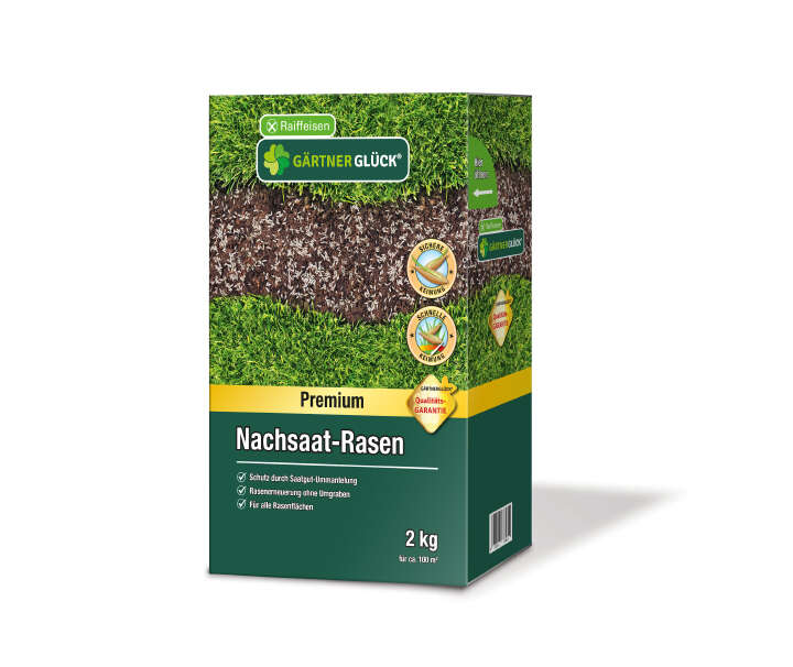 GÄRTNERGLÜCK PREMIUM Nachsaat-Rasen